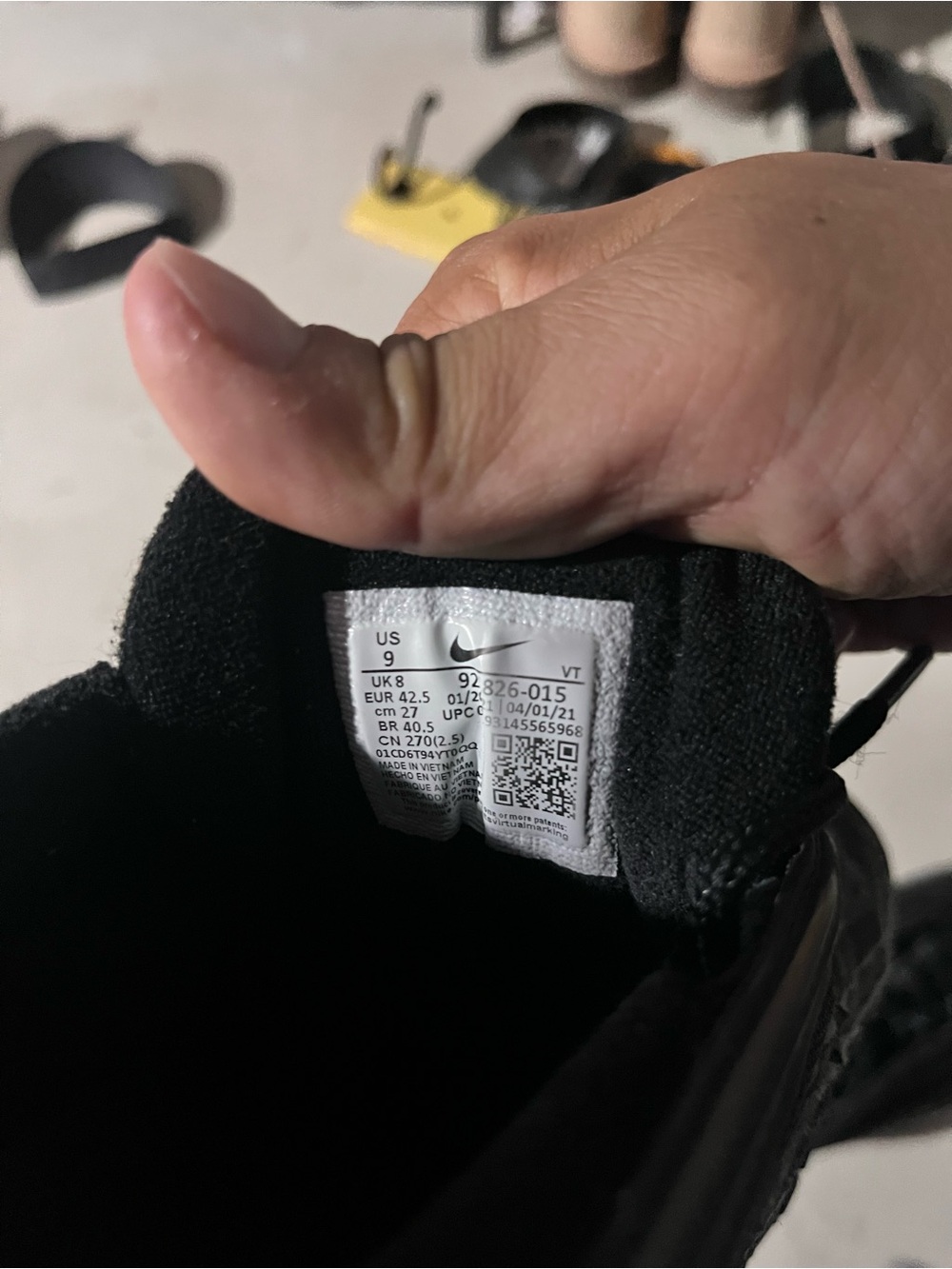 Nike Black Men's Air Max 97 Sneakers - Picture 5 of 5